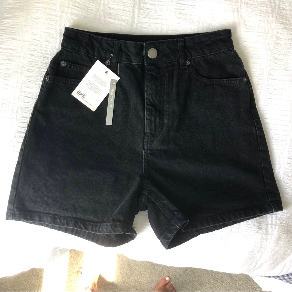 ASOS Black Denim Shorts - NWT